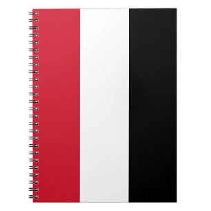 Yemen Flag Spiral Notebook
