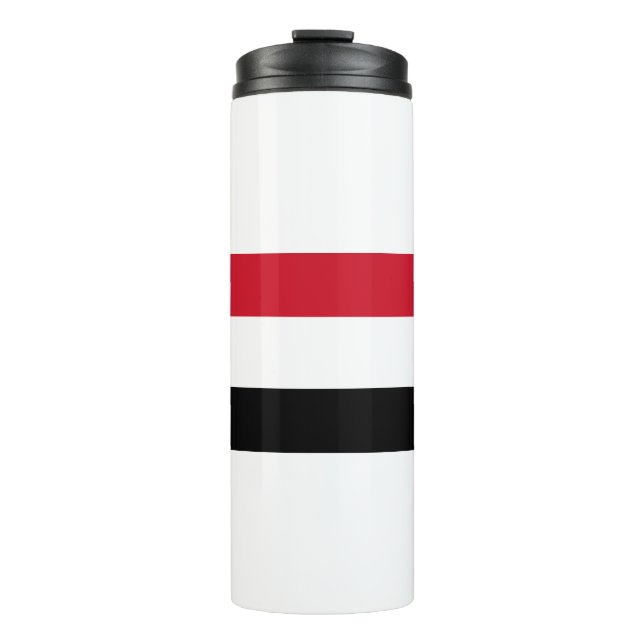 Yemen Flag Thermal Tumbler (Front)