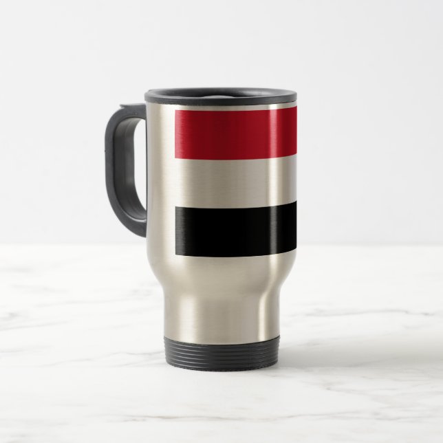 Yemen Flag Travel Mug (Front Left)