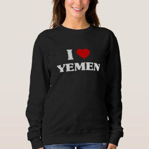 Yemen I Heart Yemen Souvenir I Love Yemen Sweatshirt