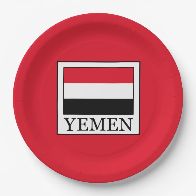 Yemen Paper Plate (Front)
