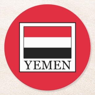 Yemen Round Paper Coaster