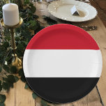Yemeni Flag plates, party, sports, Yemen Paper Plate<br><div class="desc">Paper Plates: Yemeni Flag & Yemen party - love my country,  fathers day,  holiday,  patriots / sports fans</div>