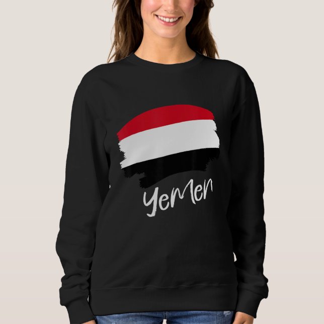 Yemeni Flag Yemen 1 Sweatshirt (Front)