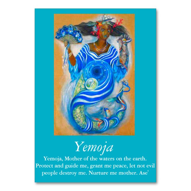 Yemoja Table Card (Front)