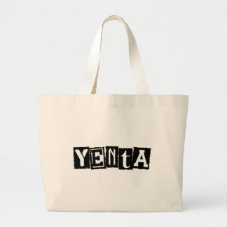 Yenta Yiddish Humour Large Tote Bag