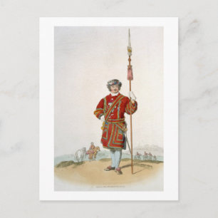 Yeoman of the King's Guard, from 'Costume of Great Postcard