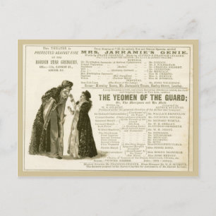 Yeomen of the Guard Cast Postcard