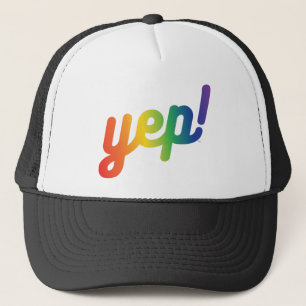 yep! pride trucker hat