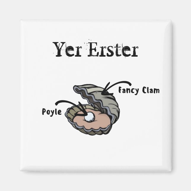 Yer Erster in Parts Magnet (Front)