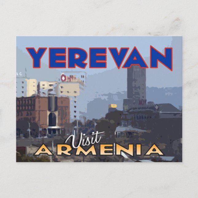 Yerevan, Visit Armenia postcard (Front)