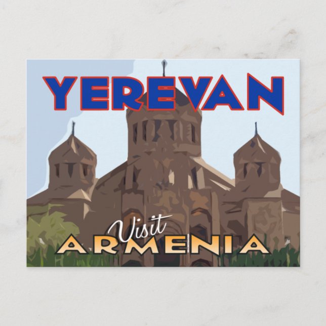 Yerevan, Visit Armenia postcard (Front)