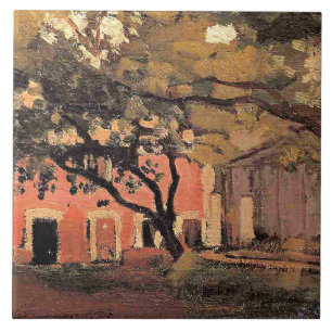 Yerres, the Aviary in Ornamental Farm, Tile