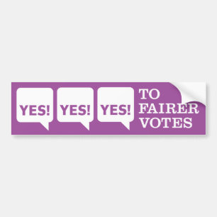 Yes2AV Bumper sticker