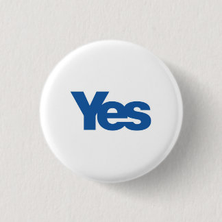 Yes 3 Cm Round Badge