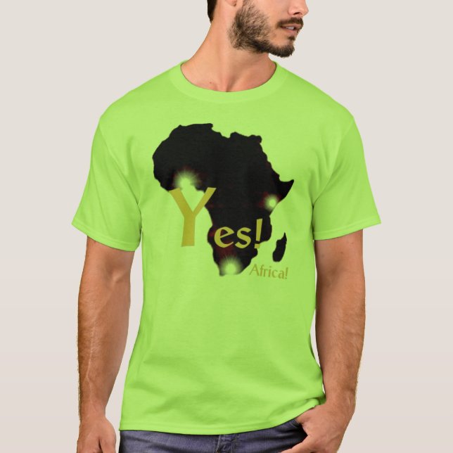 Yes Africa T Shirt (Front)