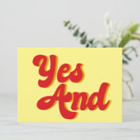 Yes And Improv Comedy Troupe