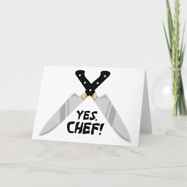 Yes Chef Card (Front)