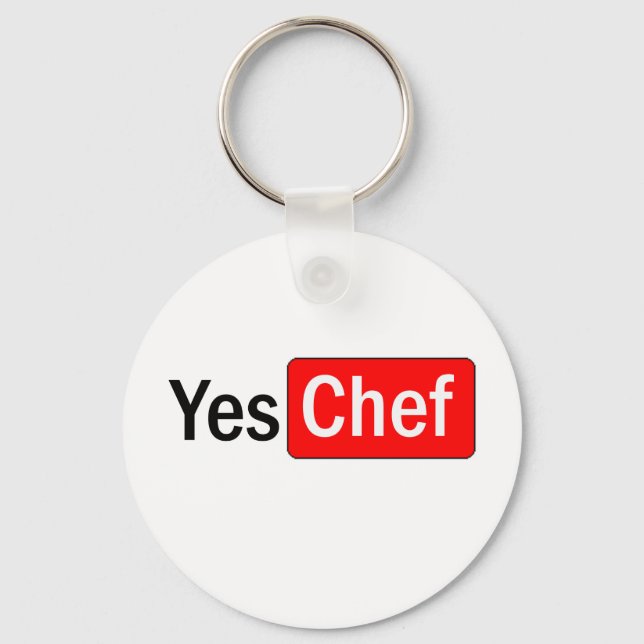 Yes Chef Key Ring (Front)