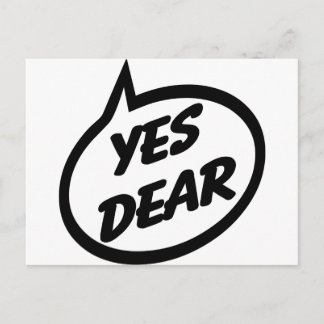 Yes Dear Postcard