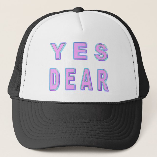 YES DEAR TRUCKER HAT (Front)