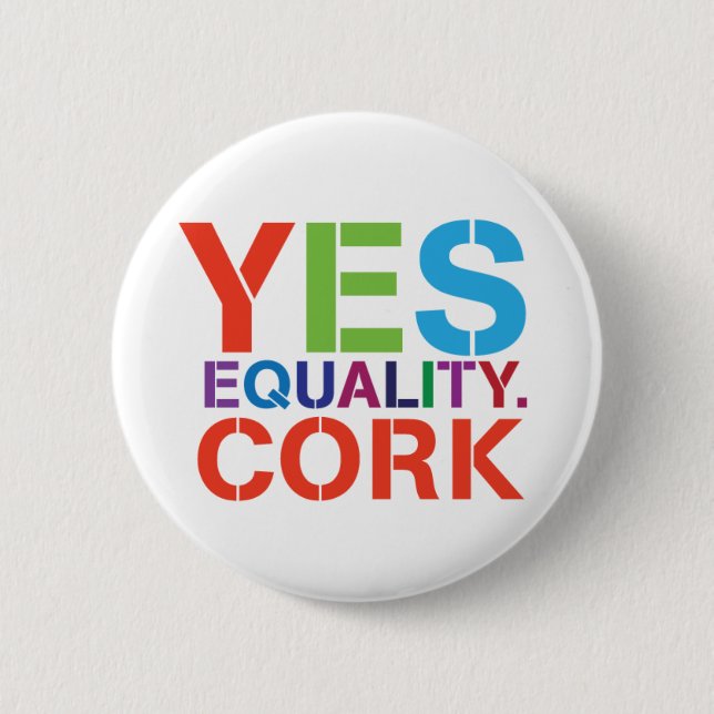 Yes Equality Cork Badge (Front)