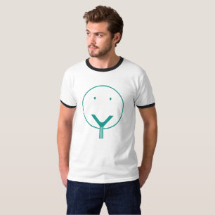 Yes face - Green, T-Shirt. T-Shirt