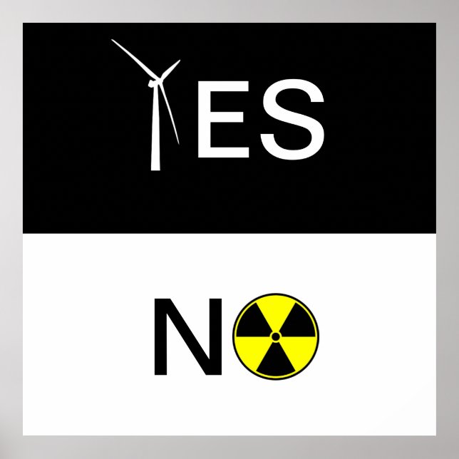 "YES" FOR CLEAN ENERGY POSTER (Front)