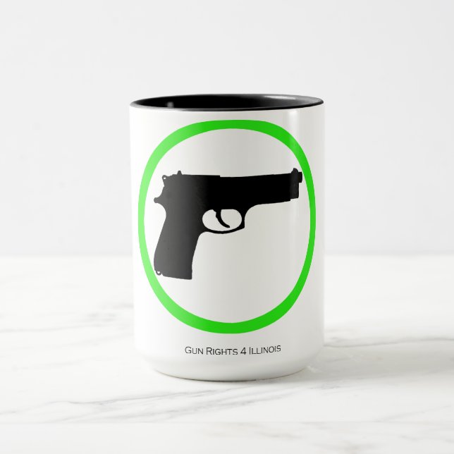 Yes Guns! 15 oz coffee mug (Center)