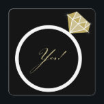 Yes! He Put A Diamond Ring On It Engagement Party Invitation<br><div class="desc">Designed by fat*fa*tin. Easy to customise with your own text,  photo or image. For custom requests,  please contact fat*fa*tin directly. Custom charges apply.

www.zazzle.com/fat_fa_tin
www.zazzle.com/color_therapy
www.zazzle.com/fatfatin_blue_knot
www.zazzle.com/fatfatin_red_knot
www.zazzle.com/fatfatin_mini_me
www.zazzle.com/fatfatin_box
www.zazzle.com/fatfatin_design
www.zazzle.com/fatfatin_ink</div>