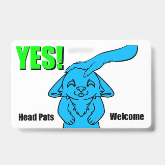 Yes! Headpats ID Badge