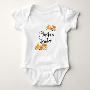 Yes I Am a Chicken Tender Funny Chicken Baby Bodys Bodysuit
