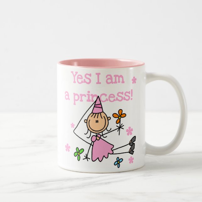 Yes I am a Princess Two-Tone Coffee Mug (Right)
