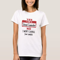 Yes I Am a School Counsellor Change Schedule