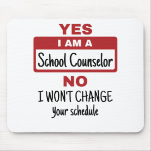 Yes I Am a School Counselor Mouse Pad