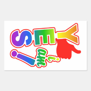 YES I AM stickers
