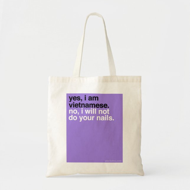 Yes, I am Vietnamese Tote Bag (Front)