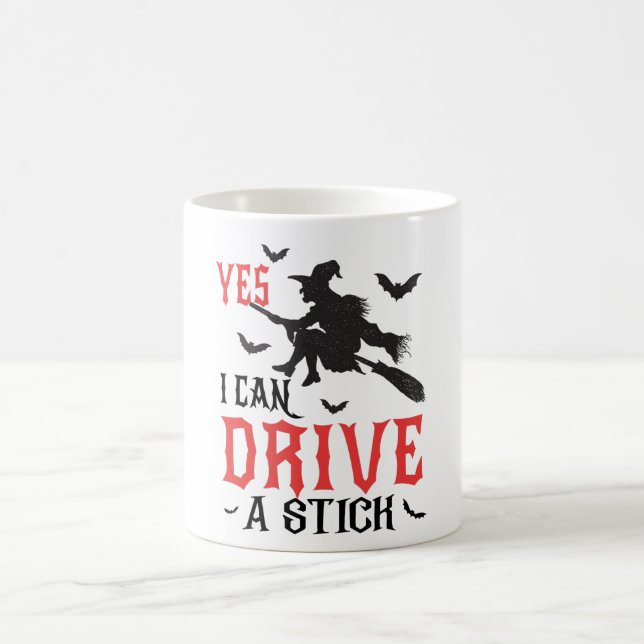 Yes I can drive a stick Coffee Mug (Center)
