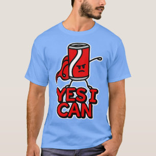 Yes I can funny Super Hero funny kids food puns Co T-Shirt