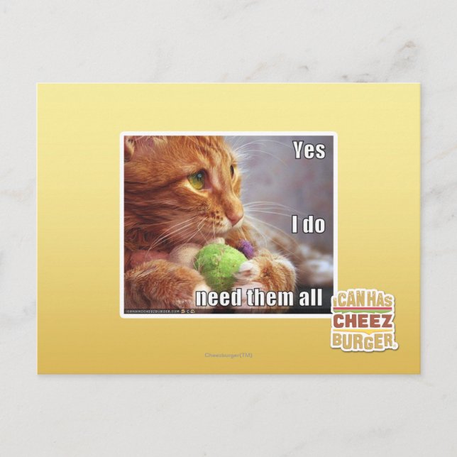 Yes I do need them all Postcard (Front)