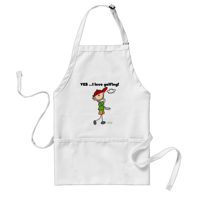 YES I Love Golfing Standard Apron (Front)