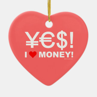 Yes! I love money! Ceramic Tree Decoration