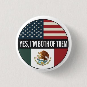 Yes, I’m Both of Them– Proud Dual Identity Citizen 3 Cm Round Badge