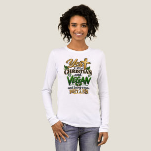 Yes I’m Christian and vegan… Tri-Blend Shirt