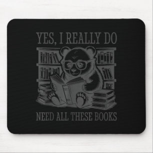 Yes i really do need all these books Design Mouse Pad