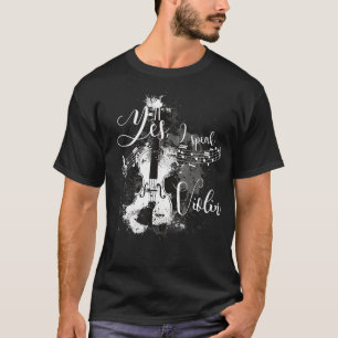 Yes I Speak Violin Funny Vintage Music Musician Gi T-Shirt