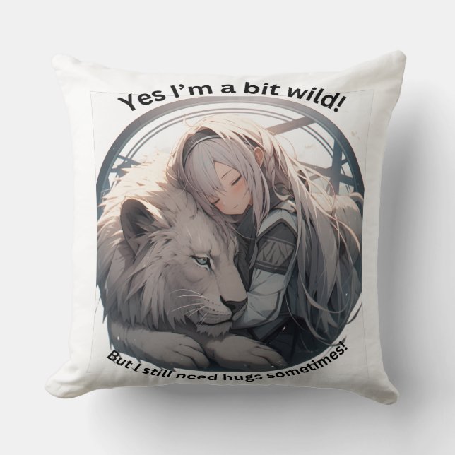 Yes I'm a bit wild! Cushion (Front)