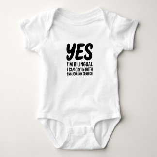 YES I'M BILINGUAL Infant Bodysuit Spanish/English