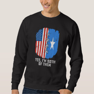 Yes, I'm Both Of Them Half American Half Somalis H Sweatshirt