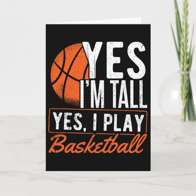 Yes I'm Tall And Yes I Play Sketll - Sketll Player Card (Front)